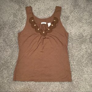 liz&co. Brown Tank Top